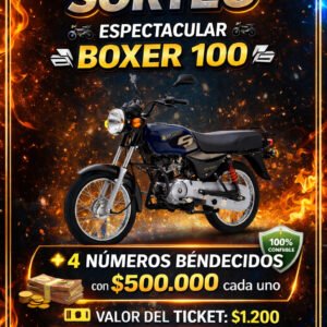 Sorteo Moto Boxer 100cc